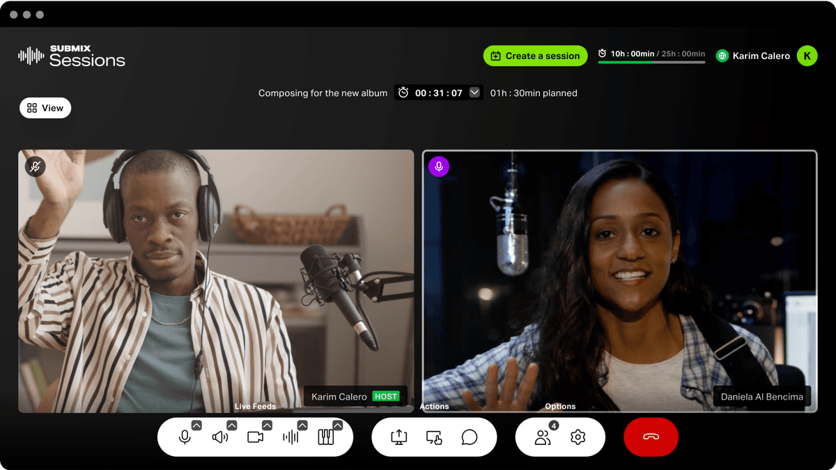 Submix Connect. Collaborate. Create.